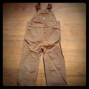 Carhartt Toddler 3t Overalls Duck Brown Boys Girls